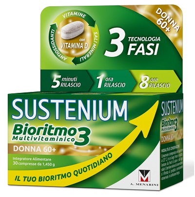 SUSTENIUM BIORITMO3 DONNA 60+ 30 COMPRESSE - Farmaunclick.it