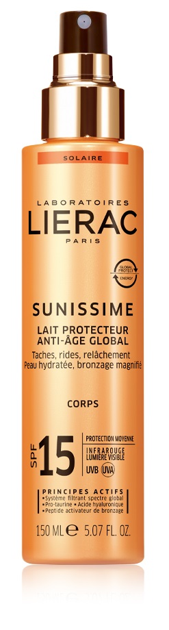 LIERAC SUNISSIME LATTE CORPO SPF15 150 ML - Farmaunclick.it