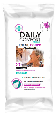 DAILY COMFORT SENIOR PANNI IGIENE CORPO 24 PEZZI - Farmaunclick.it