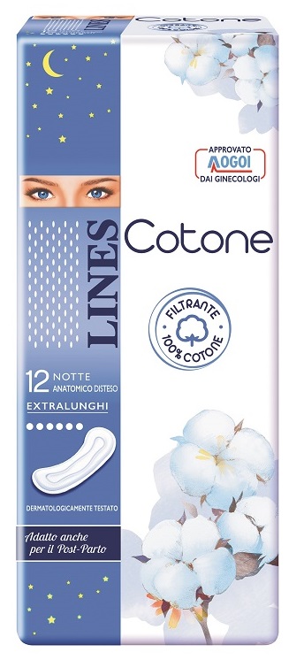 LINES COTONE NON ULTRA NOTTE DISTESI 12 PEZZI - Farmaunclick.it