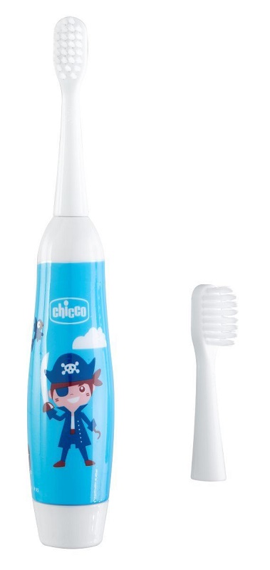 CHICCO SPAZZOLINO ELETTRICO AZZURRO - Farmaunclick.it