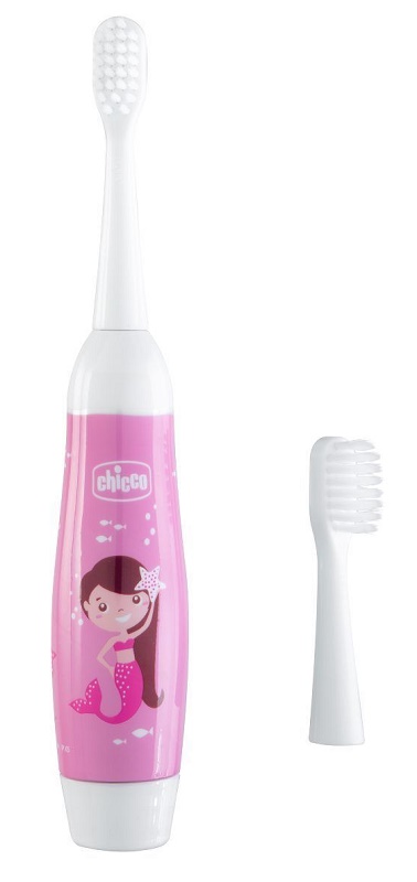 CHICCO SPAZZOLINO ELETTRICO ROSA - Farmaunclick.it