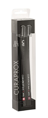 CURAPROX BLACK IS WHITE DENTIFRICI SBIANCANTI 2 SPAZZOLINI - Farmaunclick.it