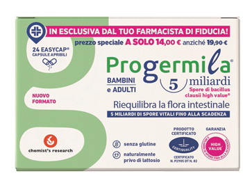 PROGERMILA 5 MILIARDI ADULTI BAMBINI 24 CAPSULE APRIBILI EASYCAP - Farmaunclick.it