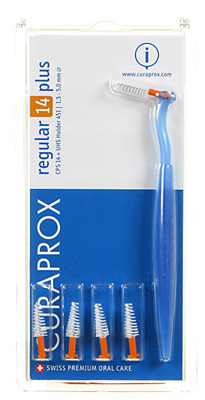 CURAPROX CPS REGULAR CPS 14 CON 5 SCOVOLINI + SUPPORTO - Farmaunclick.it