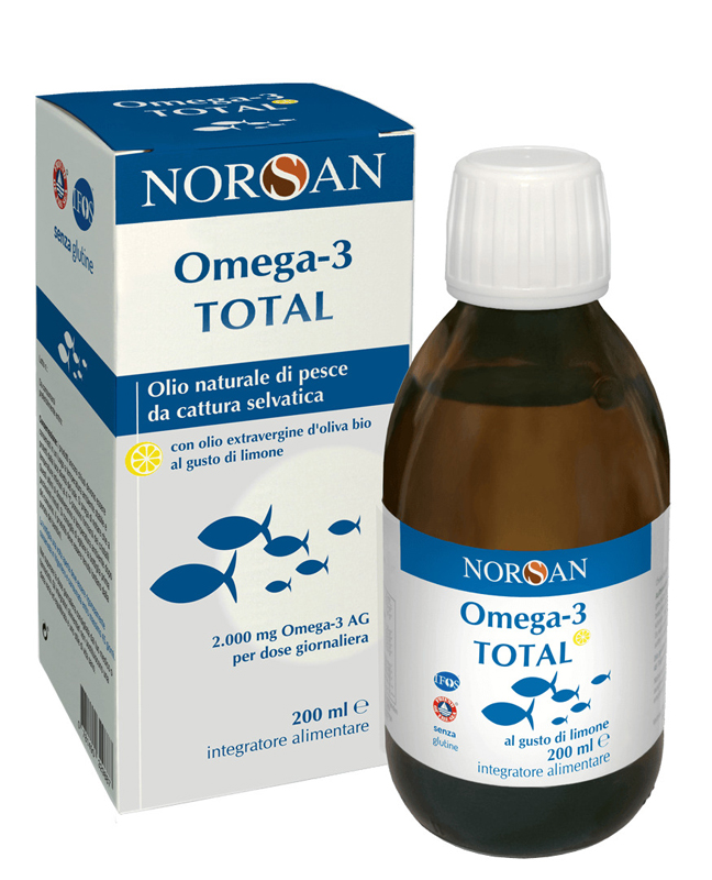 NORSAN OMEGA 3 TOTAL 200 ML GUSTO LIMONE - Farmaunclick.it