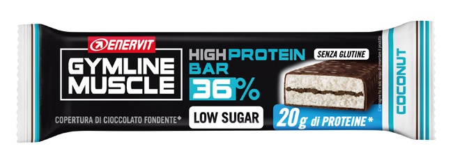 GYMLINE 20G PROTEINBAR LS COCONUT 55 G - Farmaunclick.it