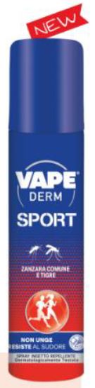VAPE DERM SPORT SPRAY 100 ML - Farmaunclick.it