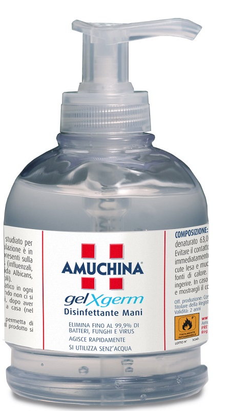 AMUCHINA GEL X-GERM DISINFETTANTE MANI 250 ML - Farmaunclick.it