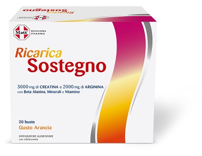 MATT DIVISIONE PHARMA RICARICA SOSTEGNO 20 BUSTE GUSTO ARANCIA - Farmaunclick.it