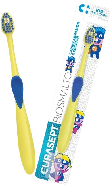 CURASEPT SPAZZOLINO BIOSMALTO KIDS 3-6 ANNI - Farmaunclick.it