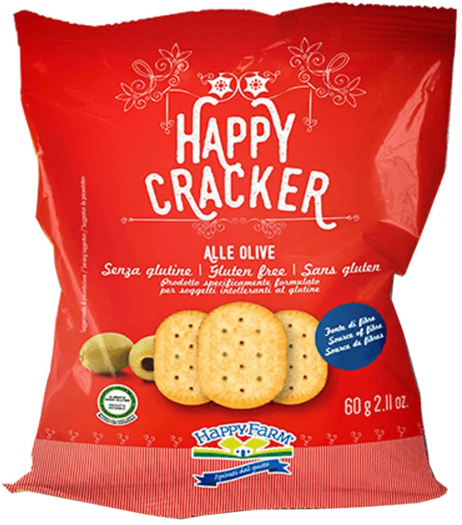 HAPPY FARM CRACKER OLIVE 60 G - Farmaunclick.it