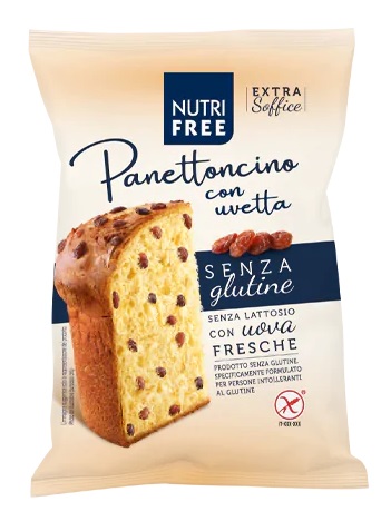 NUTRIFREE PANETTONCINO CON UVETTA 100 G - Farmaunclick.it