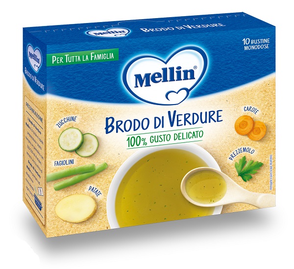 MELLIN BRODO DI VERDURE 10 X 8 G - Farmaunclick.it