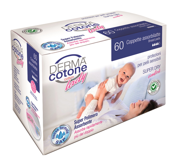 DERMACOTONE COPPETTA ASSORBILATTE 60 PEZZI - Farmaunclick.it