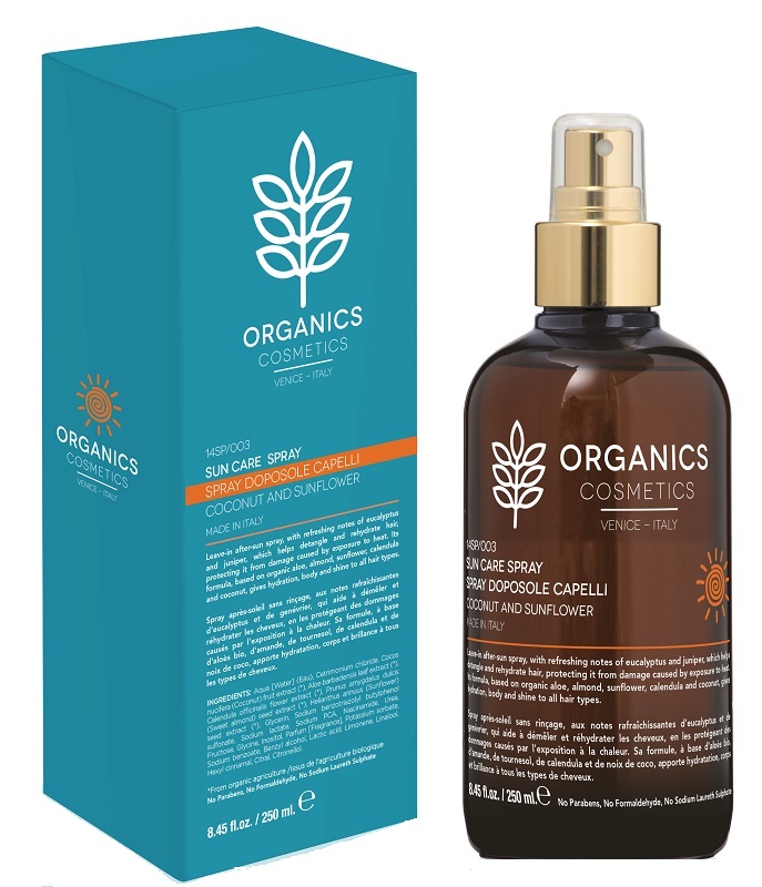 ORGANICS PHARM SUN CARE SPRAY DISTRICANTE DOPOSOLE CAPELLI 250 ML - Farmaunclick.it