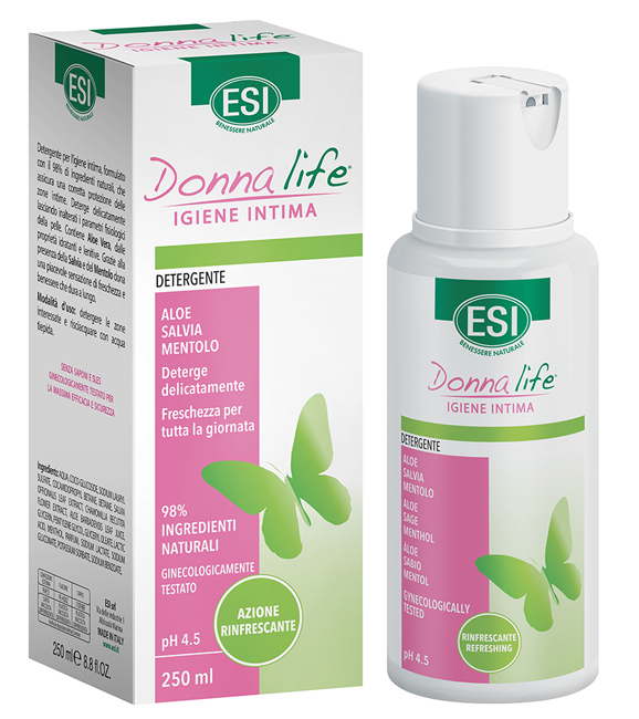 ESI DONNA LIFE DETERGENTE INTIMO RINFRESCANTE 250 ML - Farmaunclick.it
