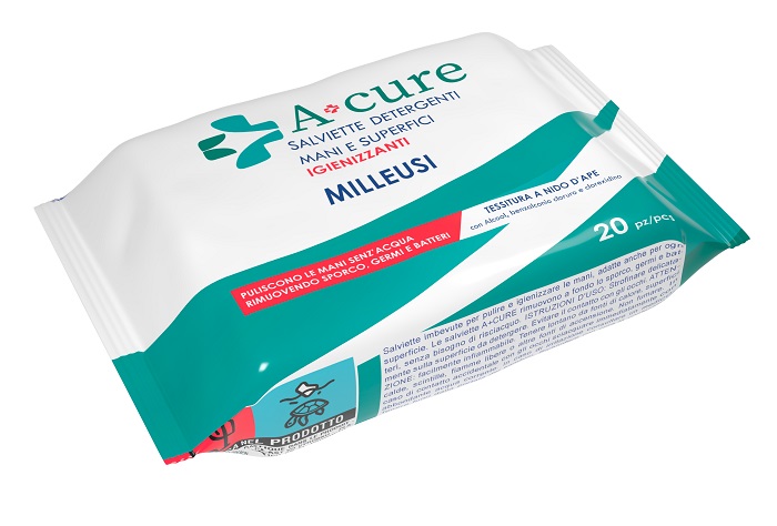 A+CURE IGIENIZZANTE SALVIETTINE MAXI POCKET 20 PEZZI - Farmaunclick.it