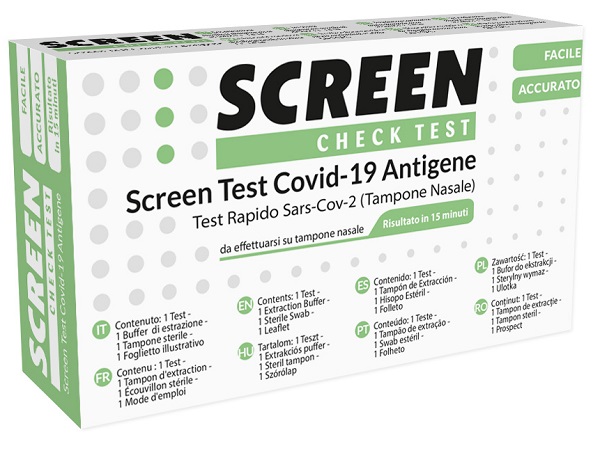 TEST ANTIGENICO RAPIDO COVID-19 SARS-COV-2 TAMPONI NASALI - Farmaunclick.it