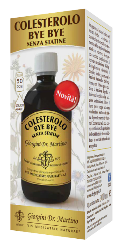 COLESTEROLO BYE BYE SENZA STATINE 500 ML - Farmaunclick.it