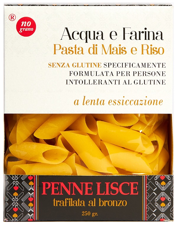 NUTRI TE' PENNE LISCE ACQUA E FARINA MAIS E RISO 250 G - Farmaunclick.it