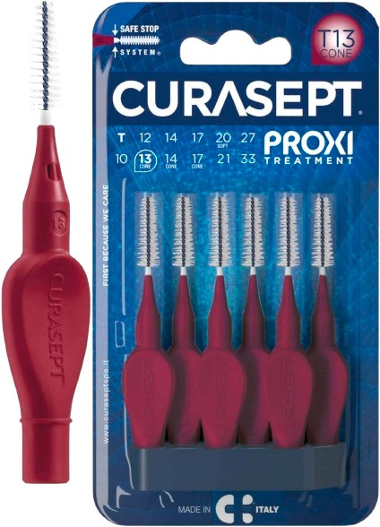 CURASEPT PROXI T13 CONE BORDEAUX 6 PEZZI - Farmaunclick.it