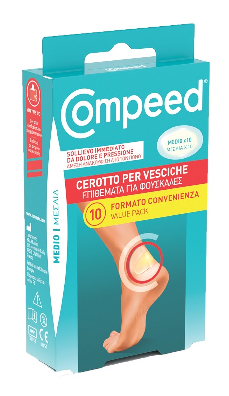 CEROTTI COMPEED PER VESCICHE MEDIO 10 PEZZI CARTON - Farmaunclick.it