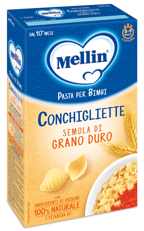 MELLIN CONCHIGLIETTE 100% GRANO DURO 280 G - Farmaunclick.it