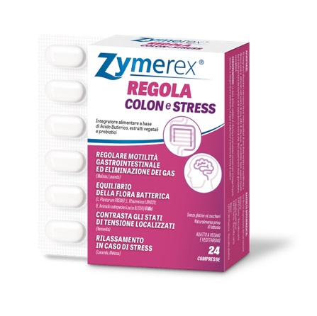 ZYMEREX REGOLA COLON E STRESS 24 COMPRESSE - Farmaunclick.it
