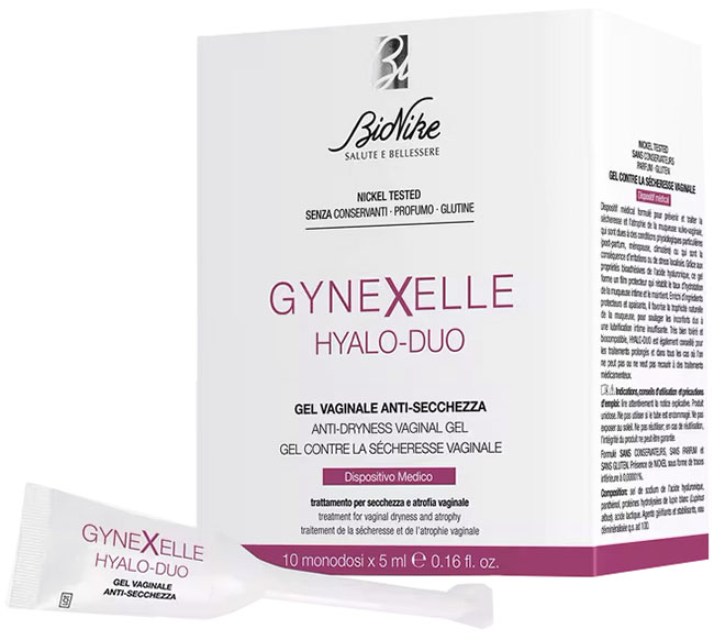 GYNEXELLE HYALO-DUO GEL VAGINALE ANTI-SECCHEZZA 10 PEZZI DA 15 ML - Farmaunclick.it