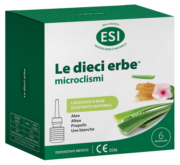 ESI LE DIECI ERBE MICROCLISMI 6 PEZZI - Farmaunclick.it