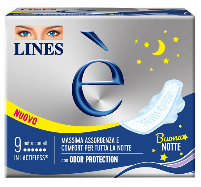 LINES E' NOTTE CARRY PACK 9 PEZZI - Farmaunclick.it