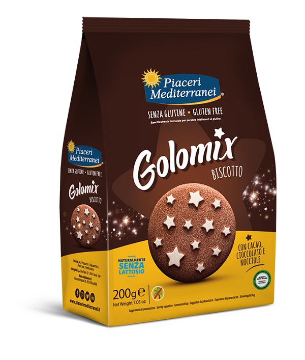 PIACERI MEDITERRANEI GOLOMIX BISCOTTO 200 G - Farmaunclick.it