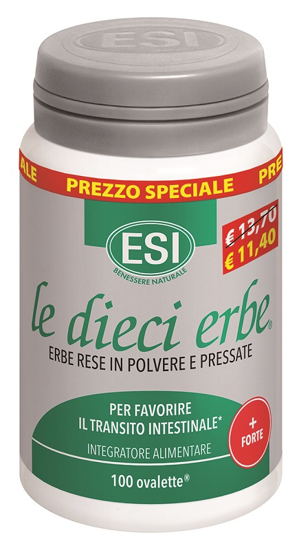 ESI LE DIECI ERBE + FORTE 100 TAVOLETTE TAGLIO PREZZO - Farmaunclick.it