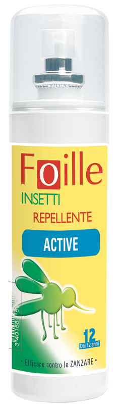 FOILLE INSETTI REPELLENTE ACTIVE 100 ML - Farmaunclick.it