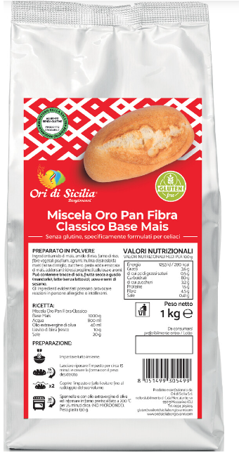 MIX ORO PAN BASE MAIS 1 KG - Farmaunclick.it