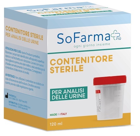 CONTENITORE URINA IN POLIPROPILENE DA 120 ML SOFARMAPIU' - Farmaunclick.it