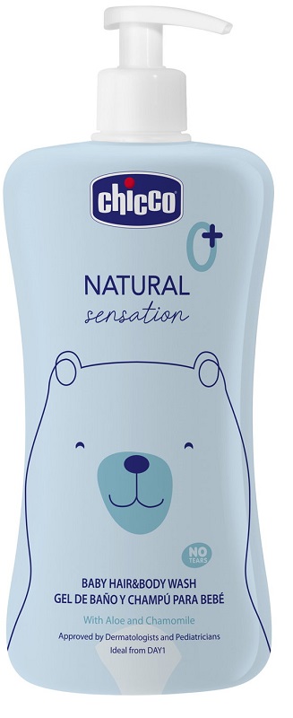 CHICCO NATURAL SENSATION BAGNO SHAMPOO 500 ML - Farmaunclick.it