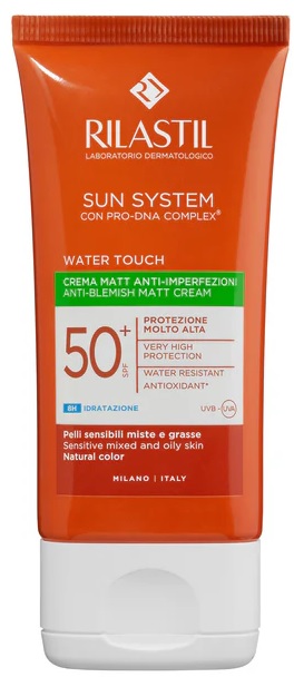 RILASTIL SUN SYSTEM WATER TOUCH FLUIDO SPF50+ 50 ML NUOVA FORMULAZIONE - Farmaunclick.it