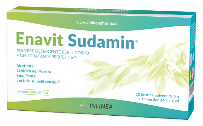 ENAVIT SUDAMIN 10 BUSTINE POLVERE DA 5 G + 10 BUSTINE GEL DA 5 ML - Farmaunclick.it