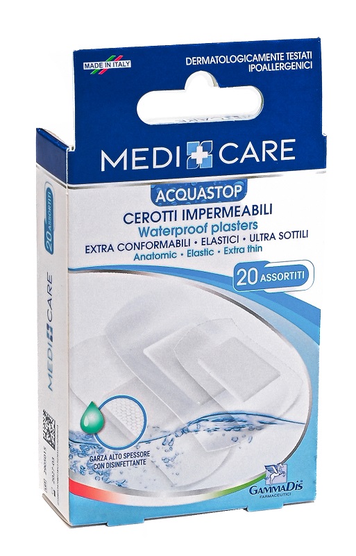 CEROTTO MEDICARE ANTIACQUA ASSORTITI 20 PEZZI - Farmaunclick.it