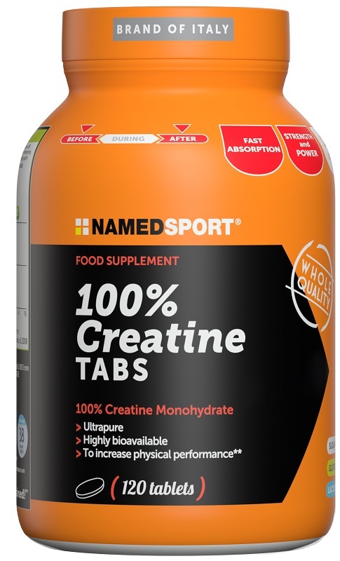 100% CREATINE TABS RB 120 COMPRESSE - Farmaunclick.it