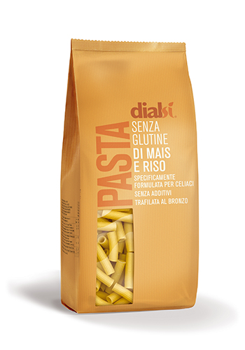 DIALSI' PASTA SENZA GLUTINE DI RISO E MAIS MACCHERONI MB 35 800 G - Farmaunclick.it