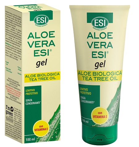 ESI ALOE VERA GEL TEA TREE CON VITAMINA E 100 ML - Farmaunclick.it