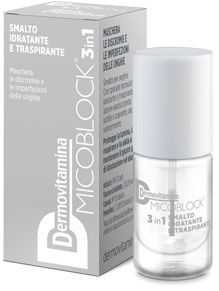 DERMOVITAMINA MICOBLOCK SMALTO BASE&TOP COAT 19 TRASPARENTE 5 ML - Farmaunclick.it