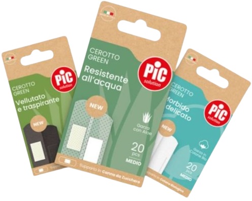 CEROTTO PIC GREEN CANNA ALOE MEDIO 20 PEZZI - Farmaunclick.it