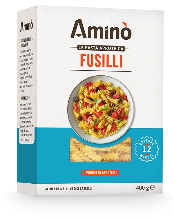 AMINO' LA PASTA APROTEICA FUSILLI 400 G - Farmaunclick.it