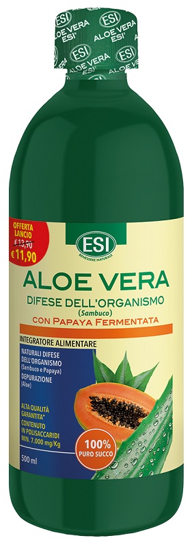 ESI ALOE VERA DIFESE PAPAYA SUCCO 500 ML - Farmaunclick.it