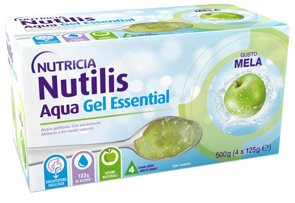 NUTILIS AQUA GEL MELA 4 PEZZI DA 125 G - Farmaunclick.it