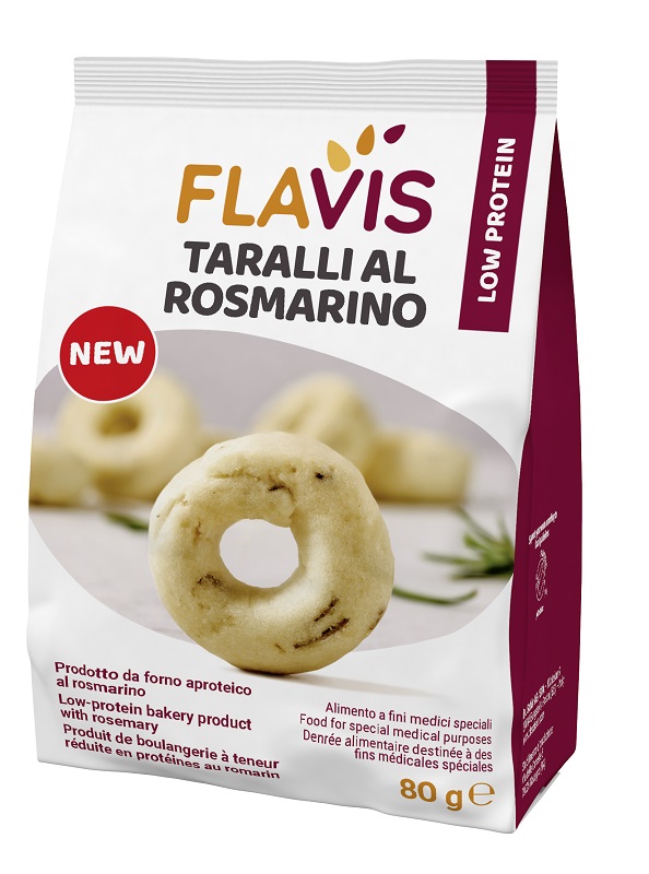 FLAVIS TARALLI ROSMARINO 80 G - Farmaunclick.it